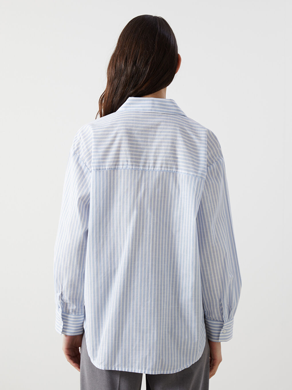 Striped Women's Shirt -S57219Z8-LEN