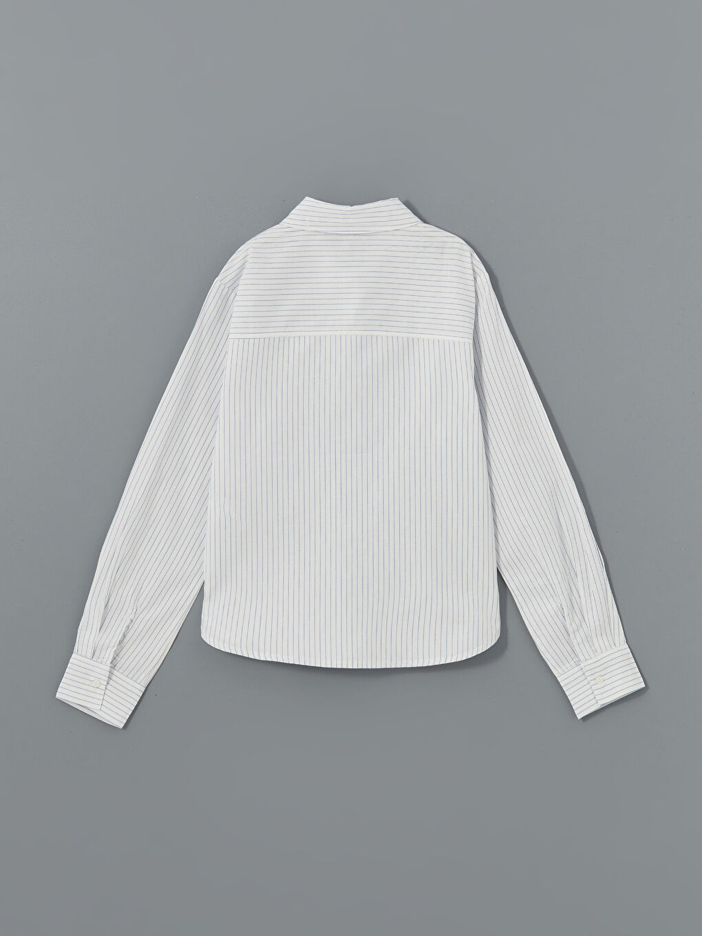 Regular Fit Oxford Women's Shirt -S57224Z8-LEN