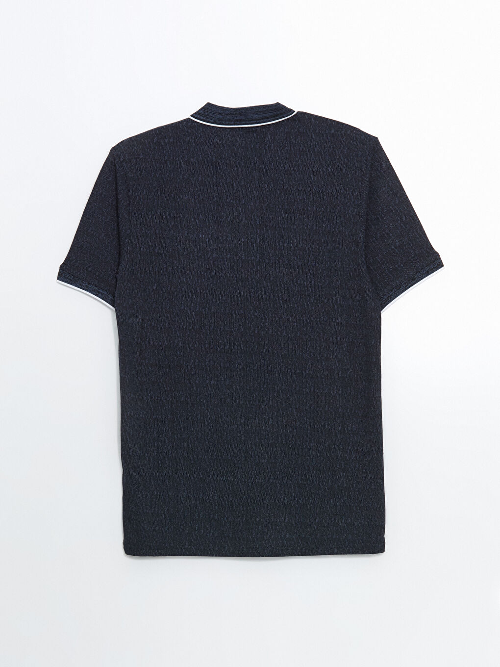 Polo Neck Plain Piped Men's T-Shirt -S57227Z8-MLC