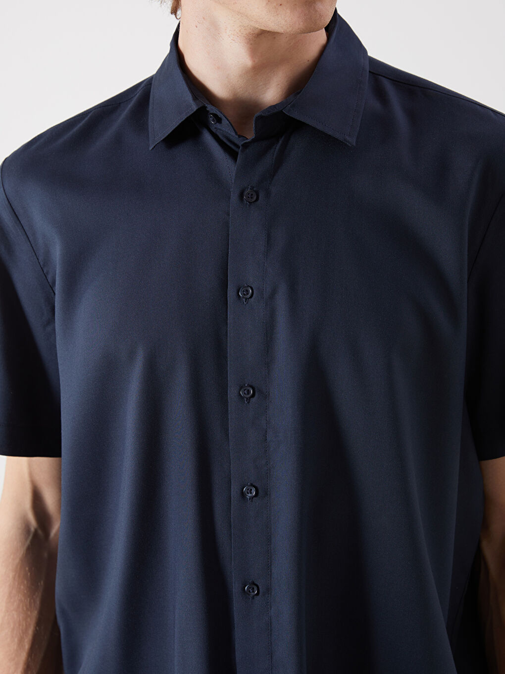 Regular Fit Viscose Men's Shirt -S57276Z8-RQK