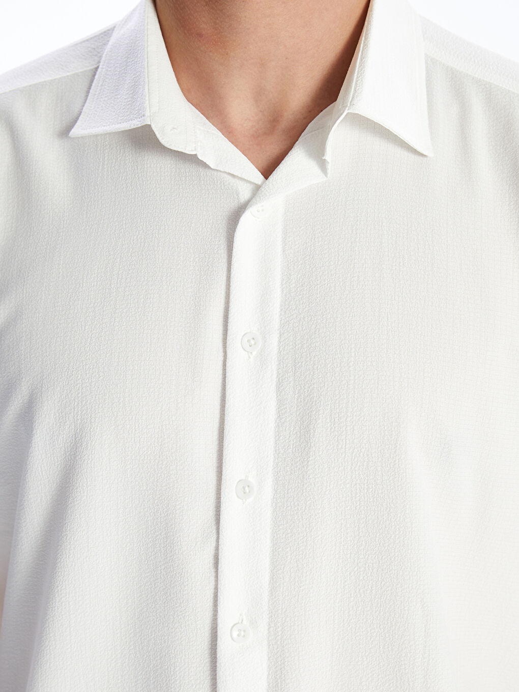 LCW Vision Regular Fit Short Sleeve Dobby Men's Shirt -S57290Z8-R9J