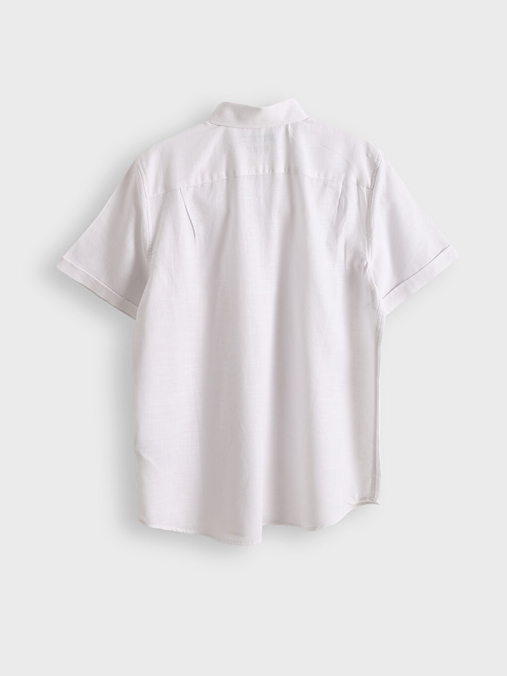 Muška poplin košulja ravnog kroja - kratki rukav -S57316Z8-Q6K