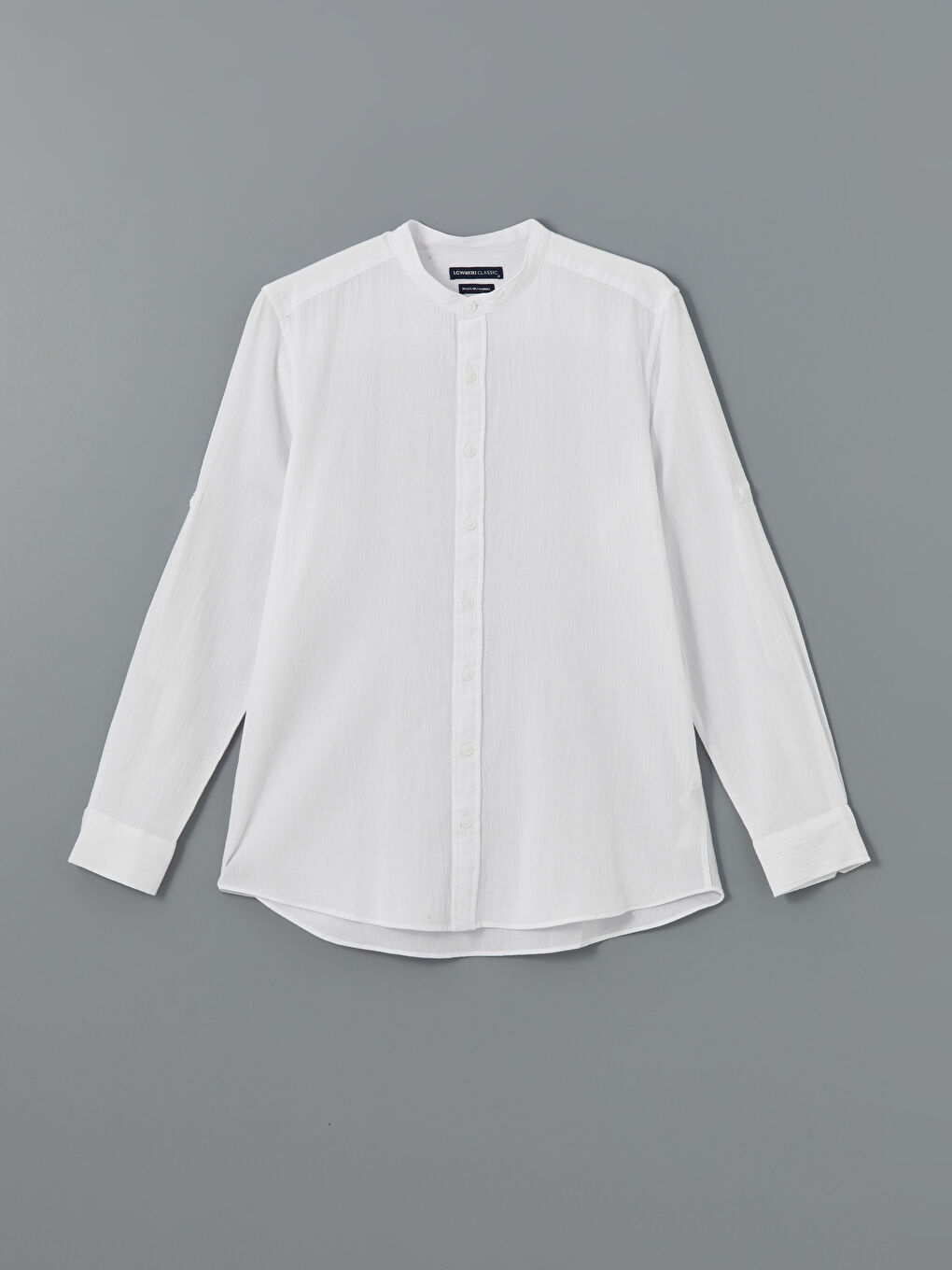 Regular Fit Crinkle Pleated Men's Shirt -S57317Z8-Q6K