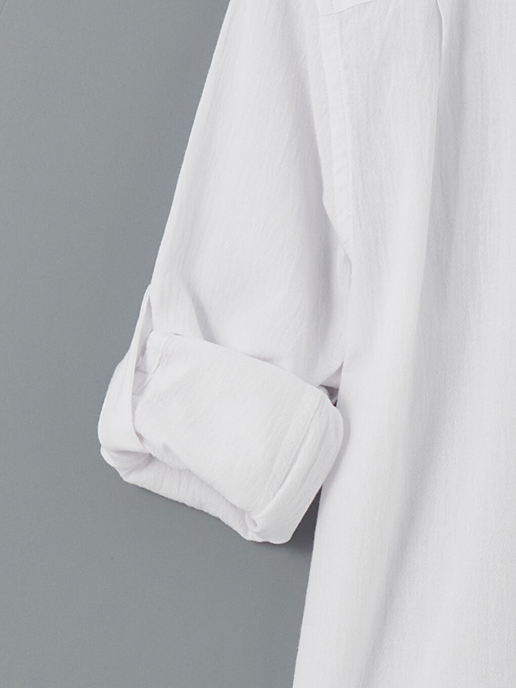Regular Fit Crinkle Pleated Men's Shirt -S57317Z8-Q6K