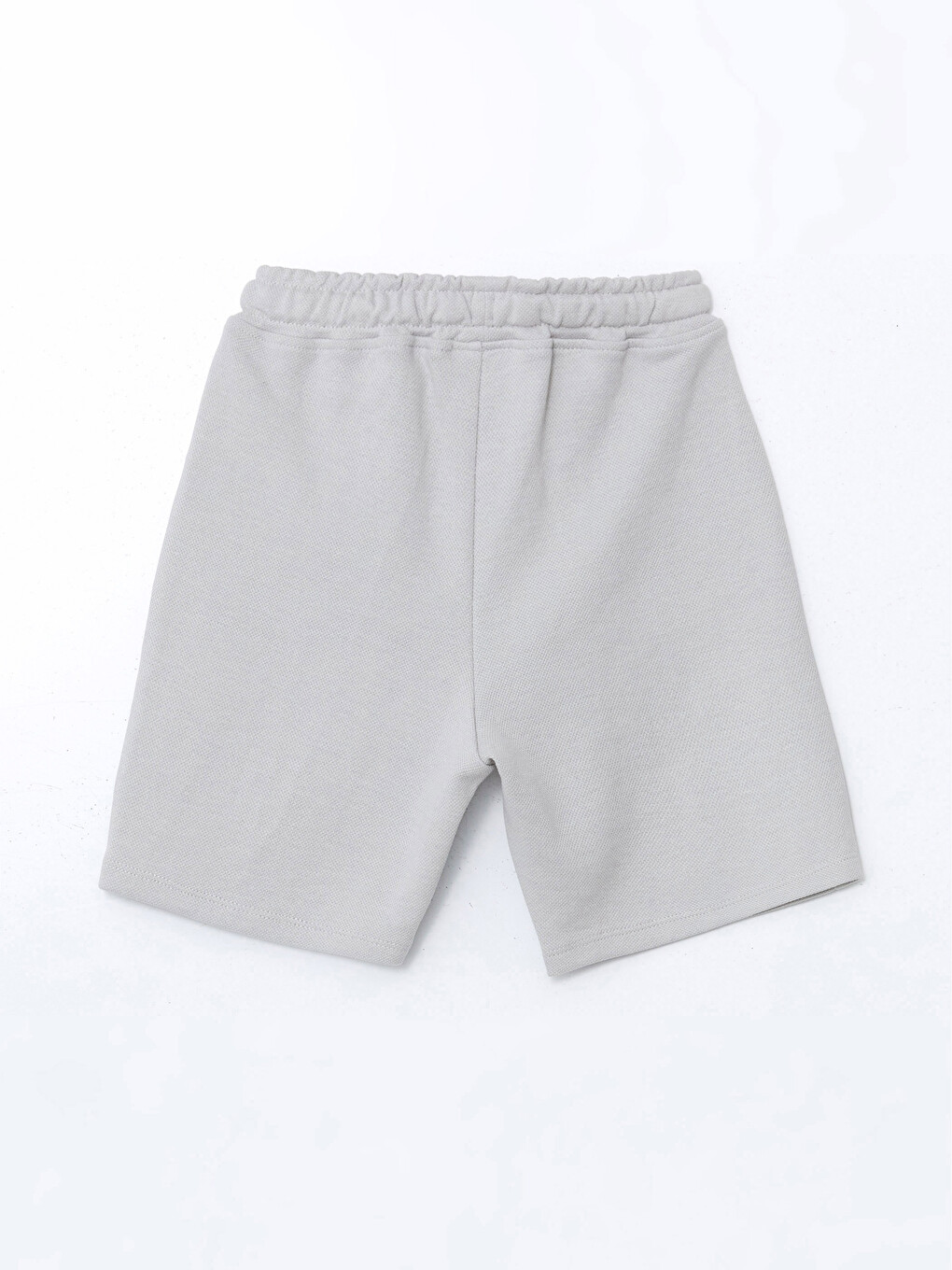 Gri Beli Lastikli Basic Erkek Çocuk Şort-1