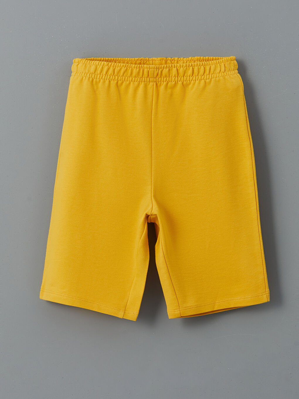 Yeşil Beli Lastikli Basic Erkek Çocuk Şort