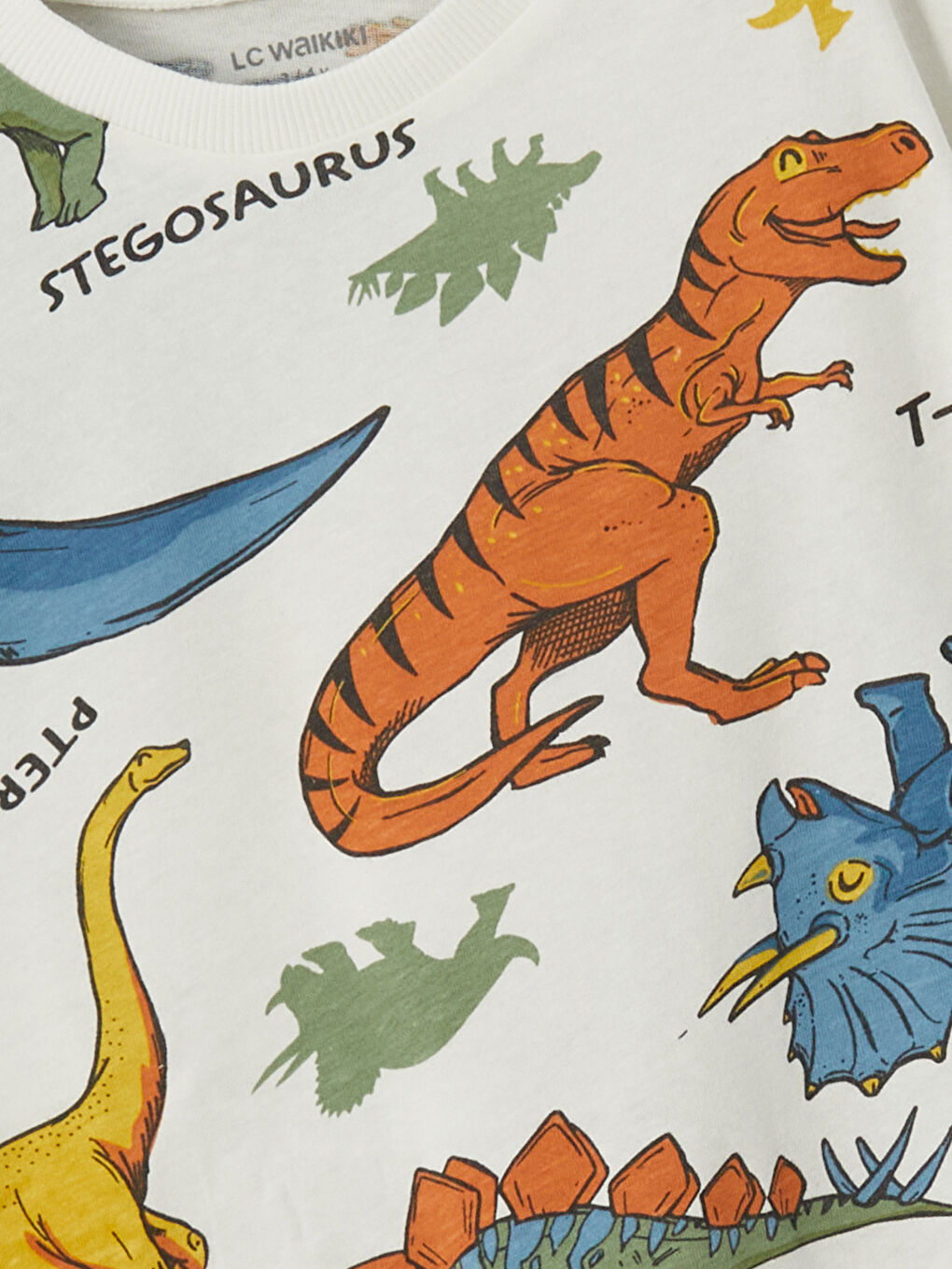 Set od 2 komada za dečake, majica i šorts sa otiskom dinosaurusa -S57338Z1-LRA