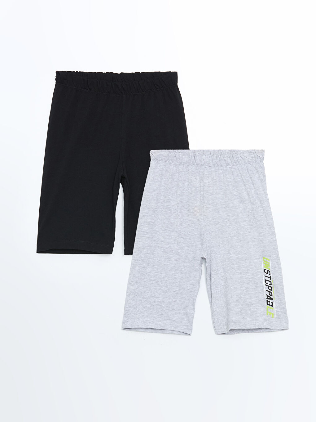 Siyah Beli Lastikli Erkek Çocuk Pijama Şort