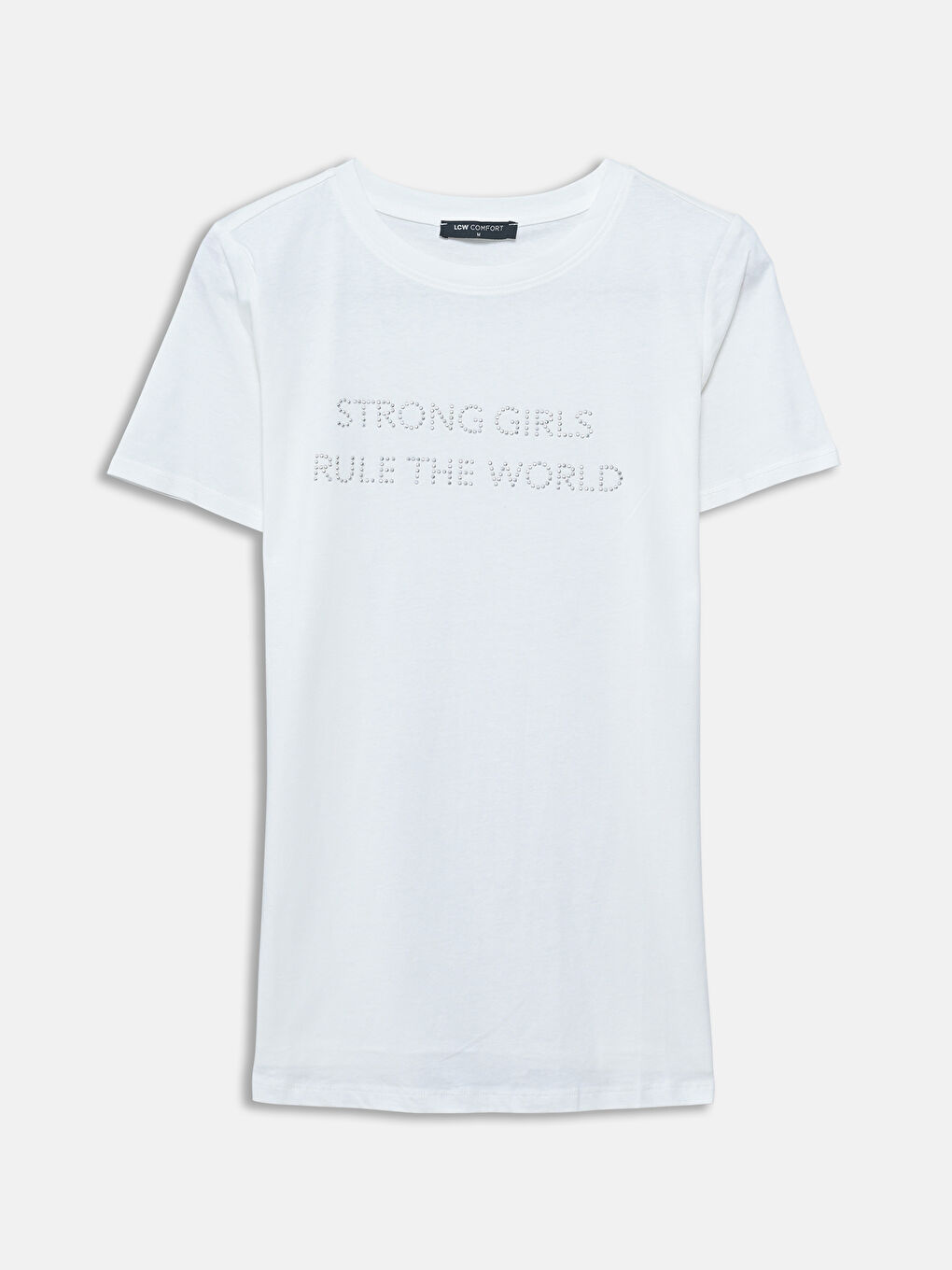 Crew Neck Printed Short Sleeve Women's T-Shirt -S57414Z8-R9J
