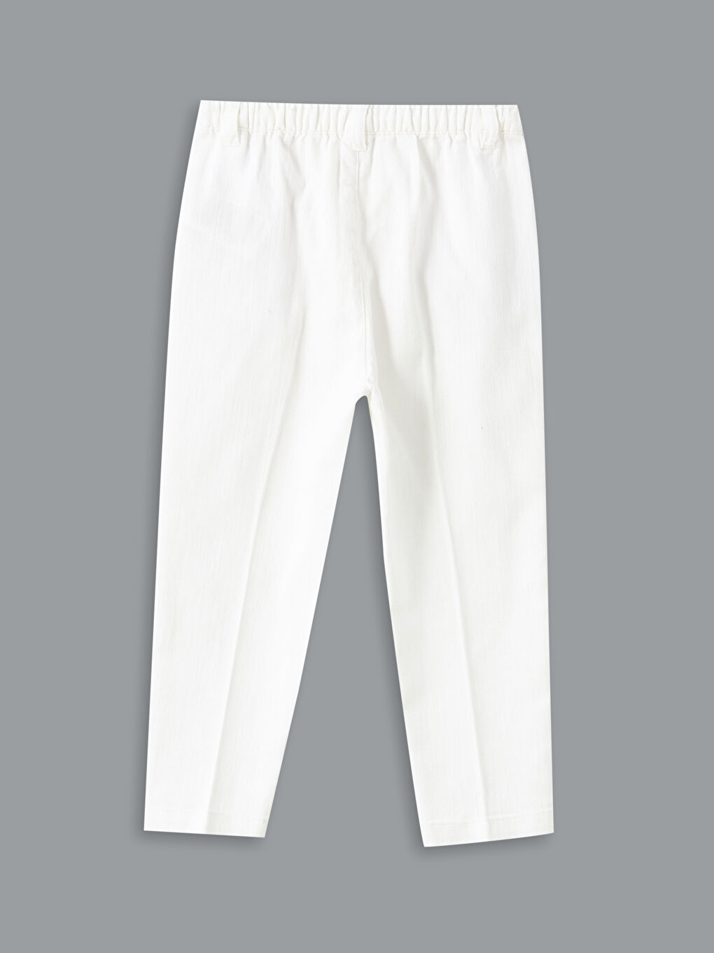 Ekru Keten Karışım Erkek Çocuk Pantolon-1