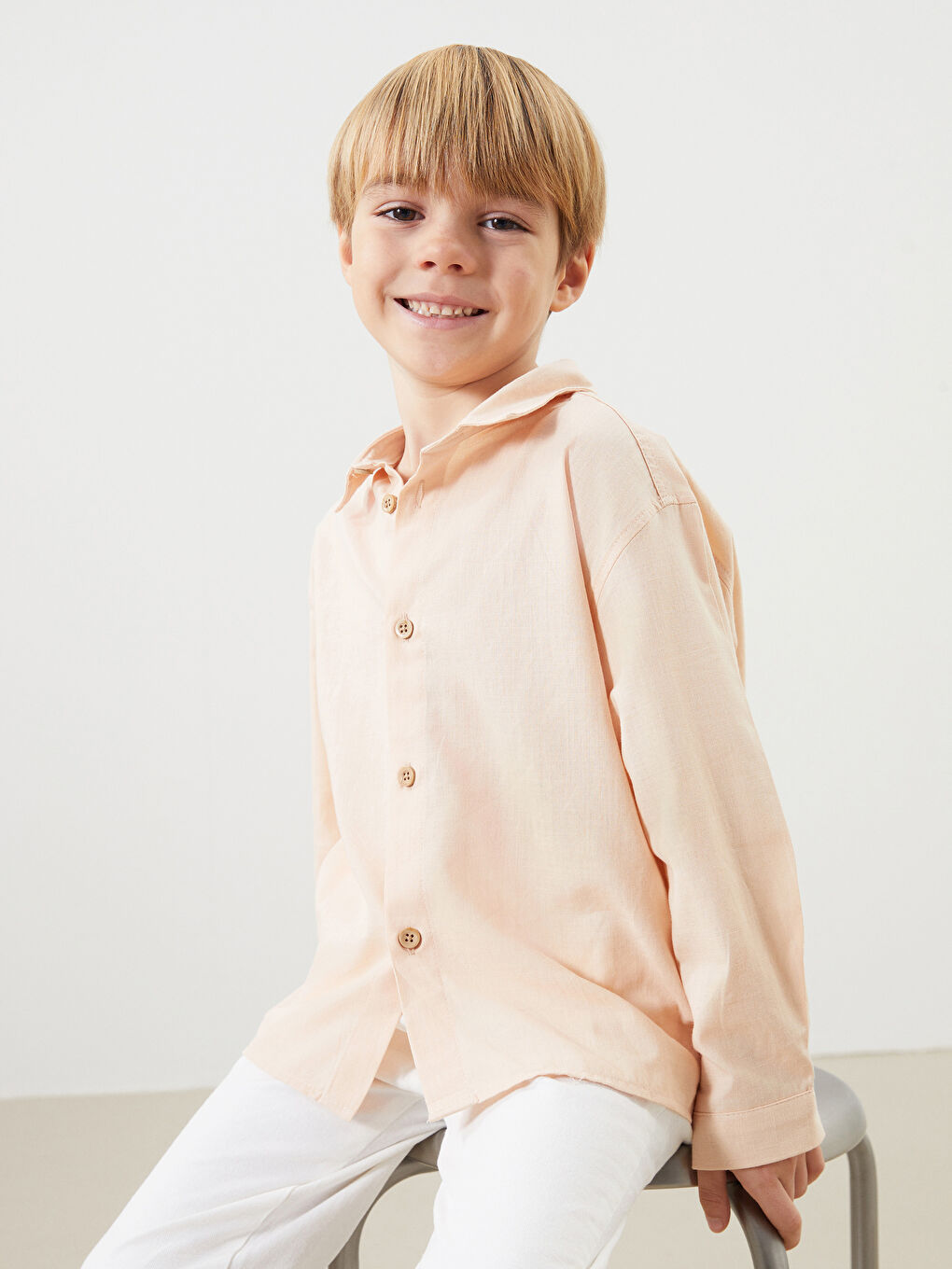 Basic Boys' Shirt and Trousers 2 Pack -S57448Z1-G3Y