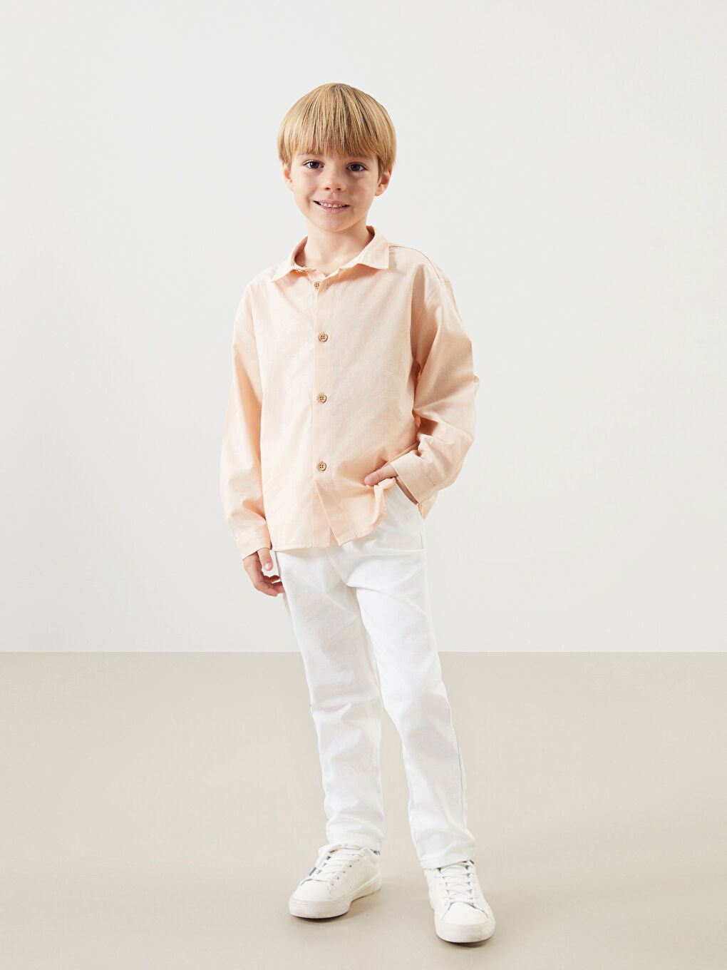 Basic Boys' Shirt and Trousers 2 Pack -S57448Z1-G3Y