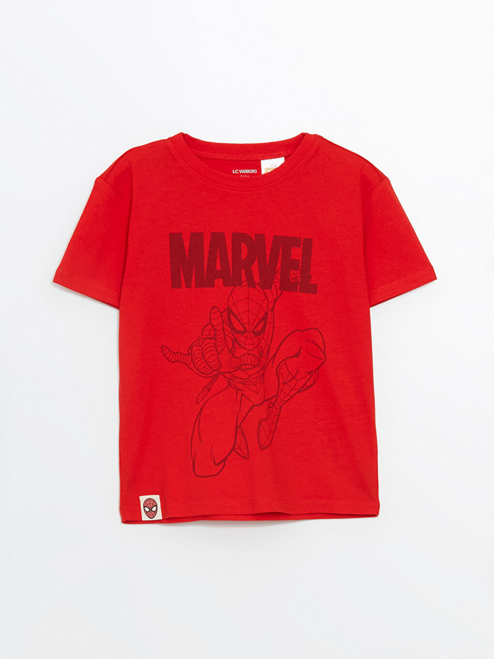 Kırmızı Spider-Man Baskılı Erkek Çocuk Tişört