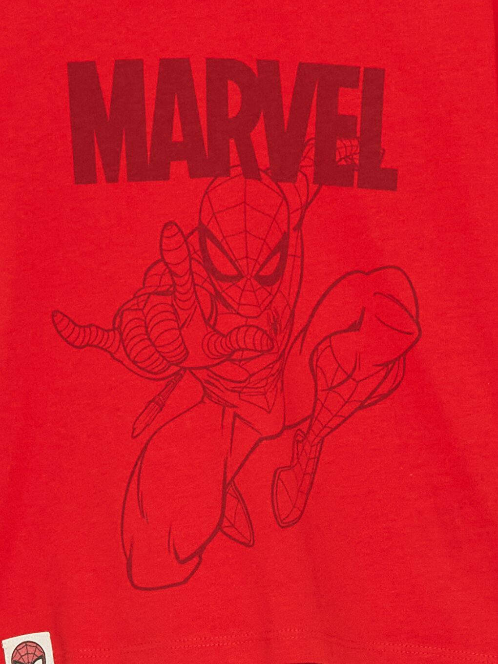 Kırmızı Spider-Man Baskılı Erkek Çocuk Tişört-1