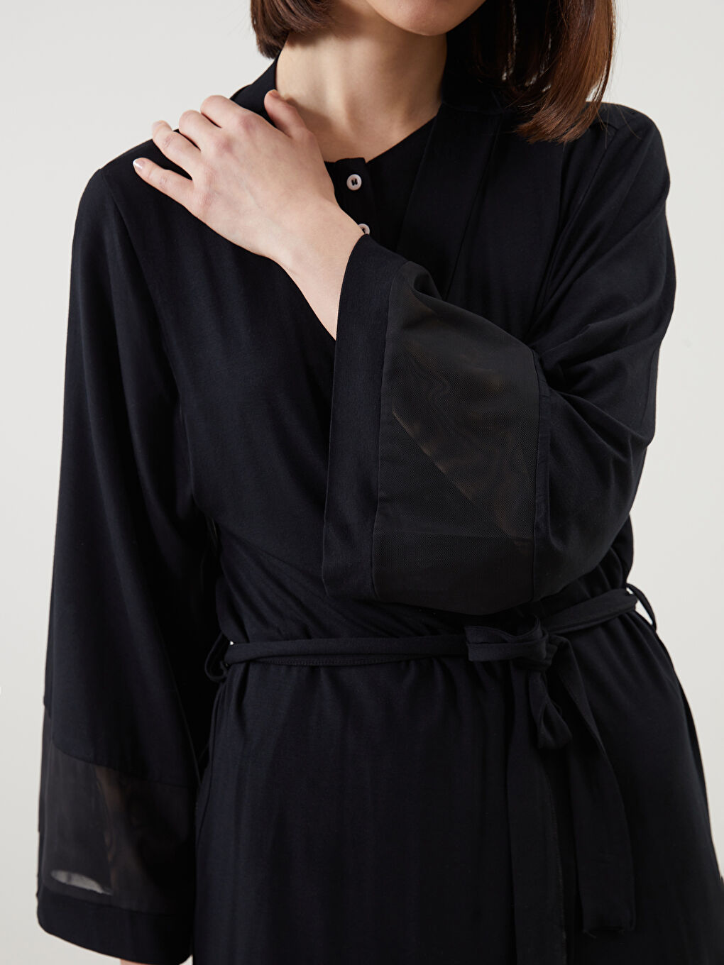 Shawl Collar Women's Robe -S57538Z8-CVL