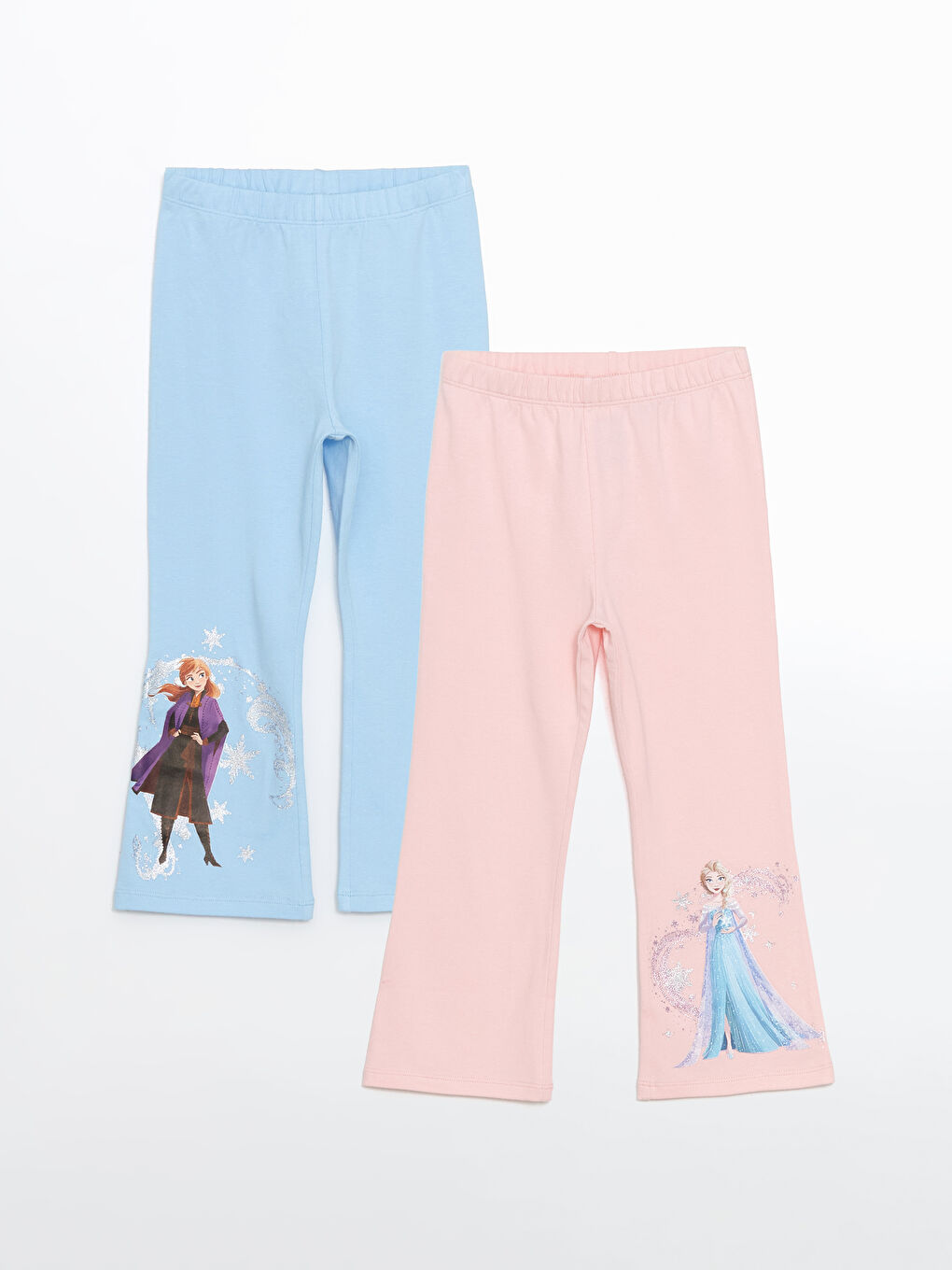Frozen Printed Flared Girls' Leggings 2-Pack -S57555Z1-G0G