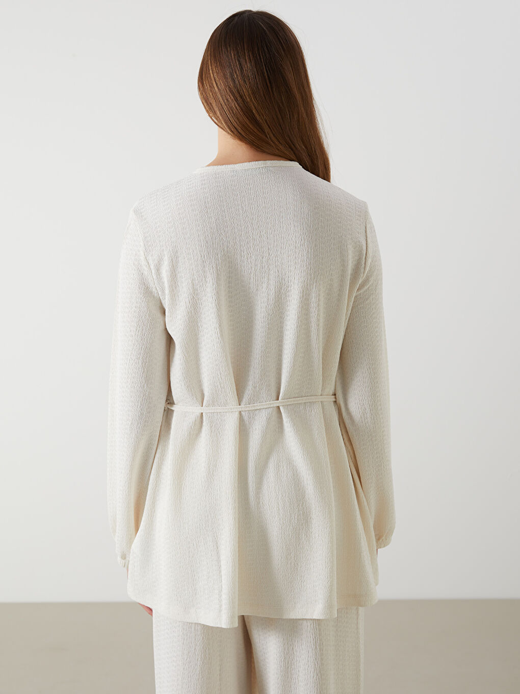 Crew Neck Textured Women's Tunic-3