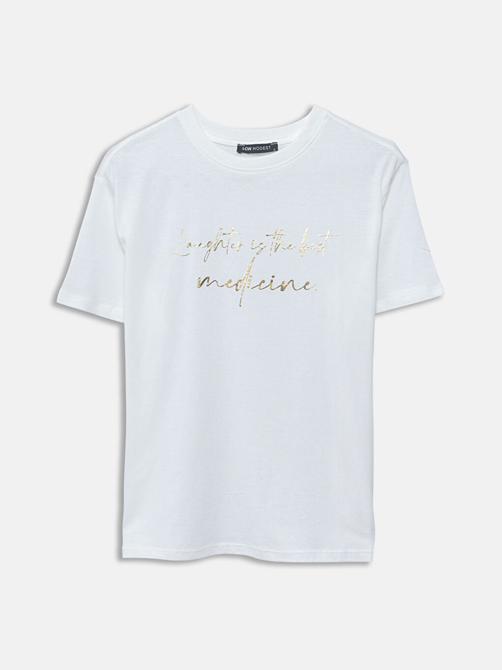 Crew Neck Printed Short Sleeve Women's T-Shirt