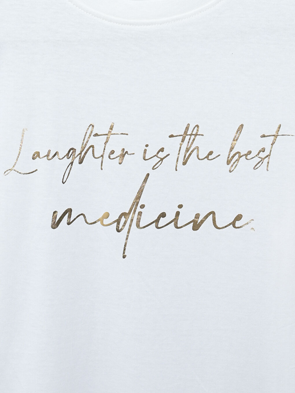 Crew Neck Printed Short Sleeve Women's T-Shirt-2