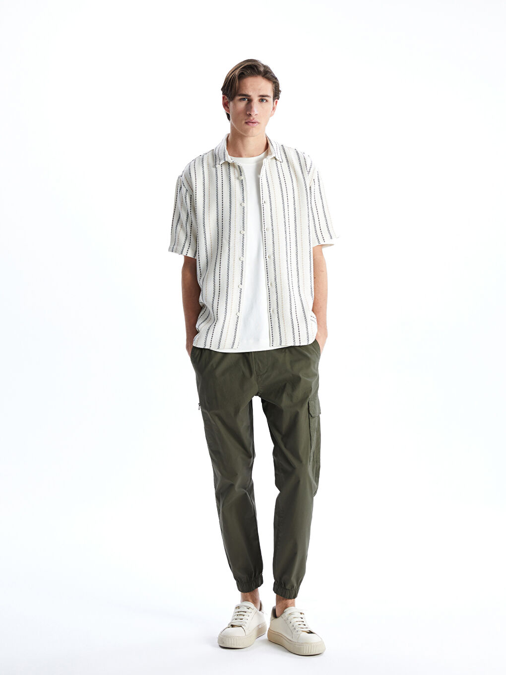 Standard Fit Men's Cargo Trousers -S57611Z8-S9F