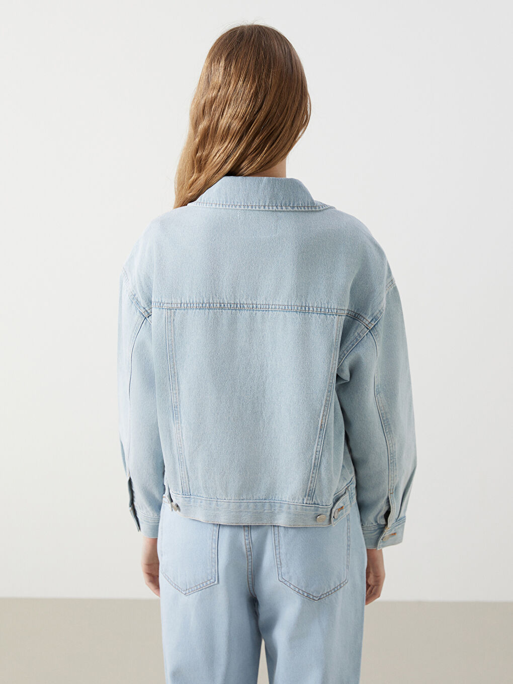 XSIDE Veste en jean à col pour Femmes -S57612Z8-K9M