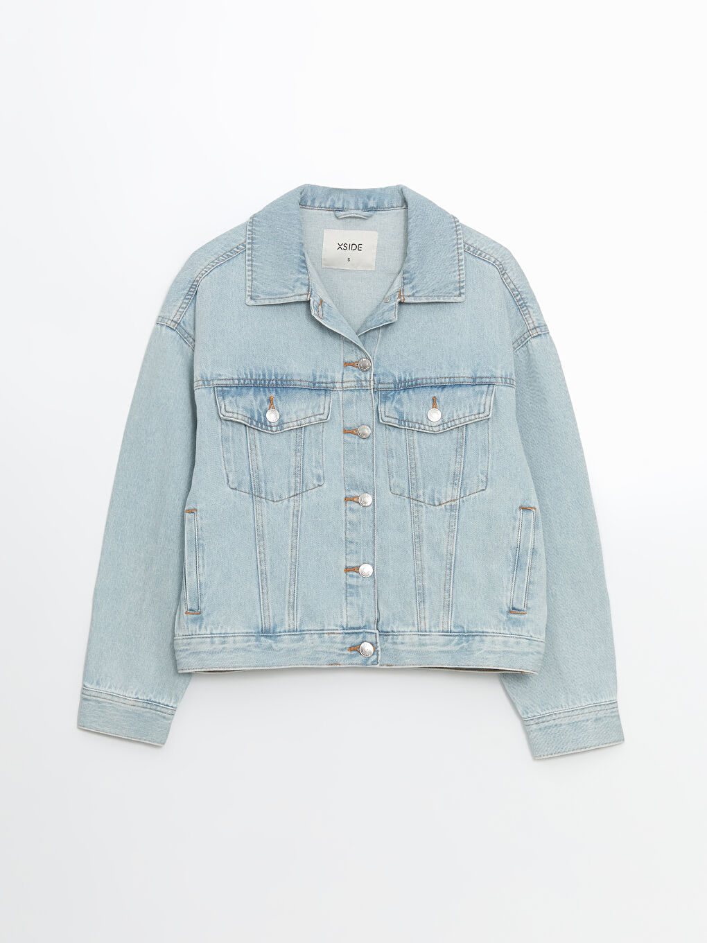 XSIDE Veste en jean à col pour Femmes -S57612Z8-K9M