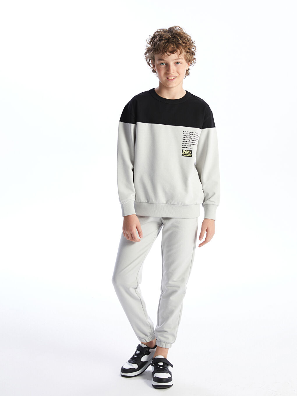 Crew Neck Boy's Tracksuit -S57653Z4-G5K