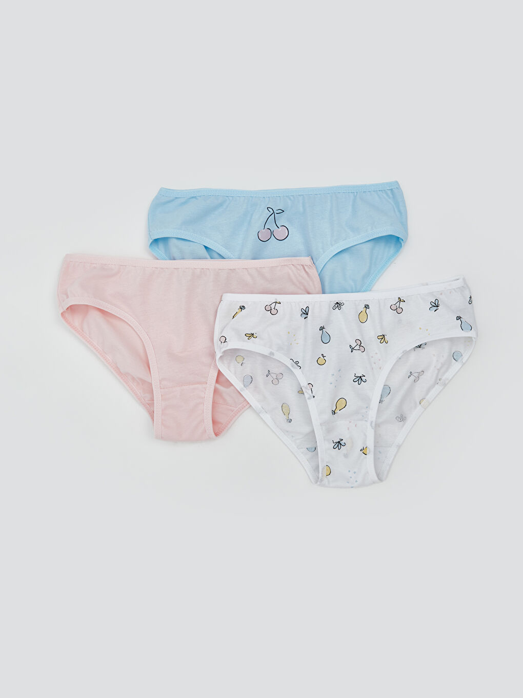 Printed Girl's Panties 3 pcs -S57682Z4-FUX