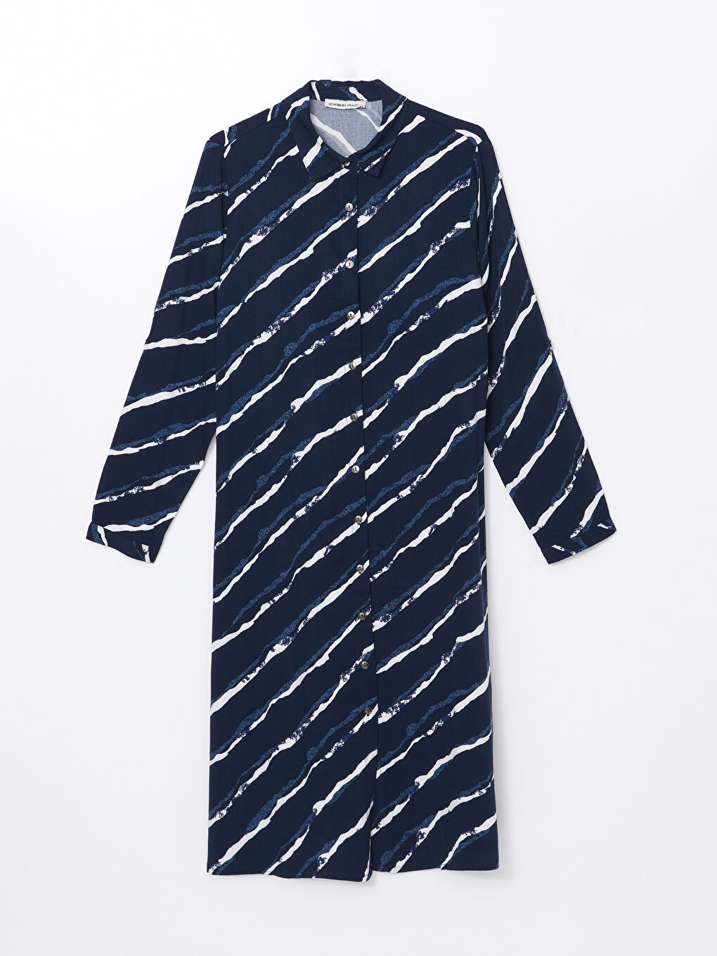 Patterned Women's Shirt Dress -S57723Z8-LSH