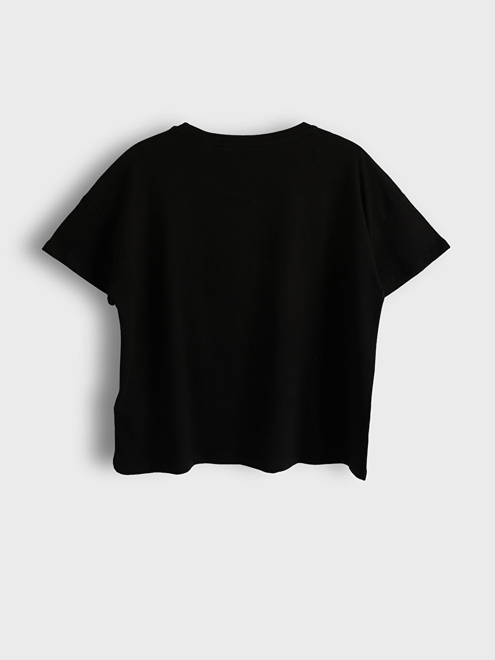 طقم بيجامة قصيرة مطبوع بياقة دائرية للسيدات-2