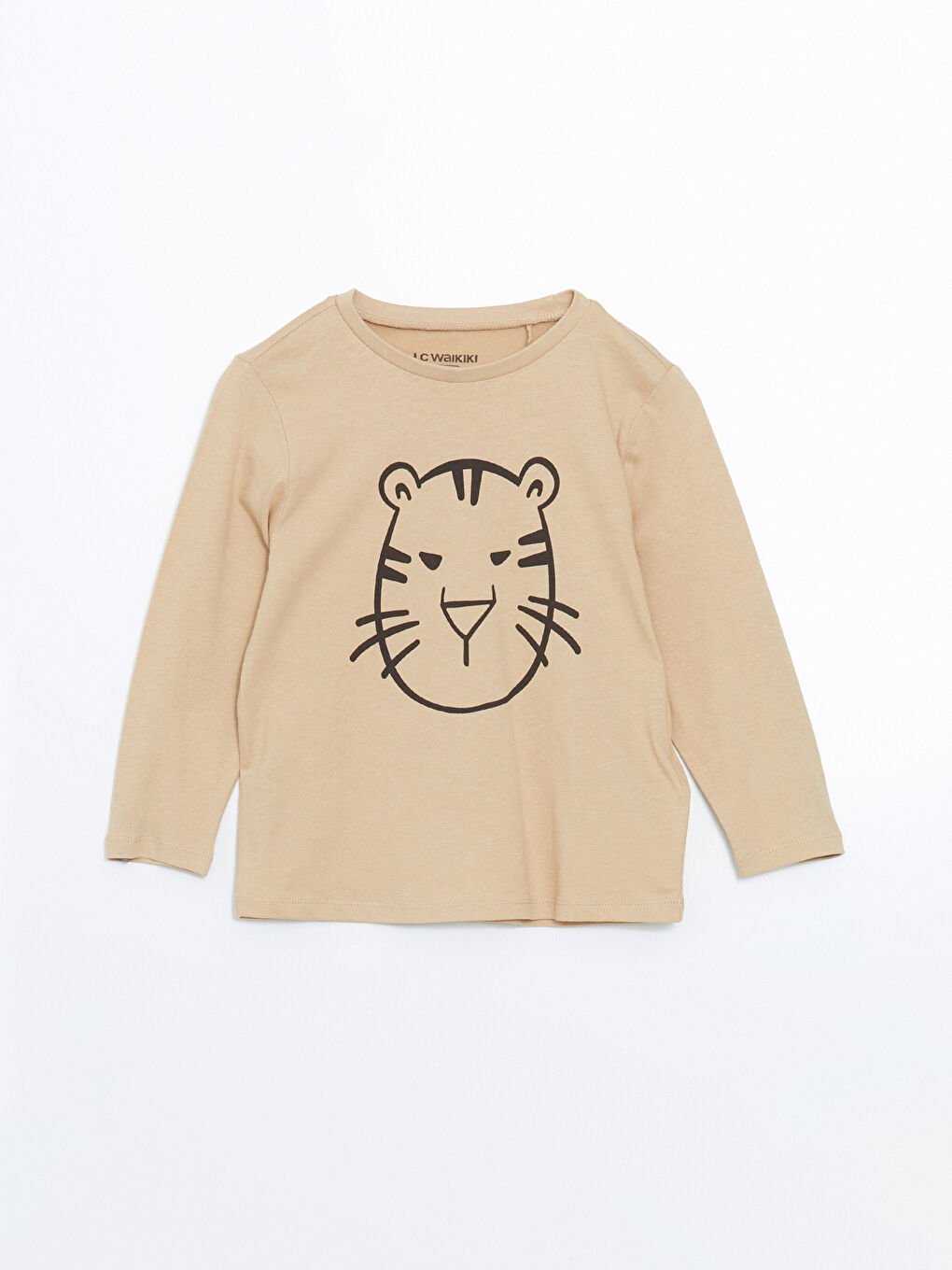 Crew Neck Printed Boys' Pyjama Set -S57766Z1-KNF