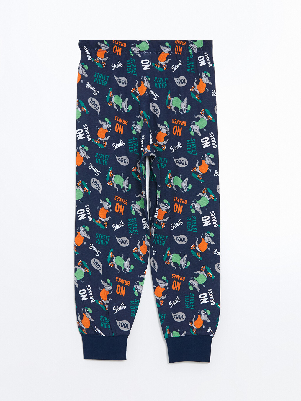 Lacivert Desenli Erkek Çocuk Pijama Altı-2