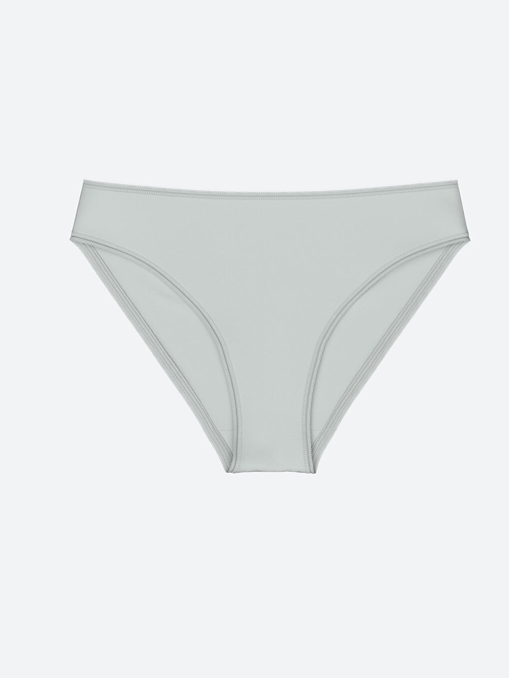 Gri Düz Bikini Külot