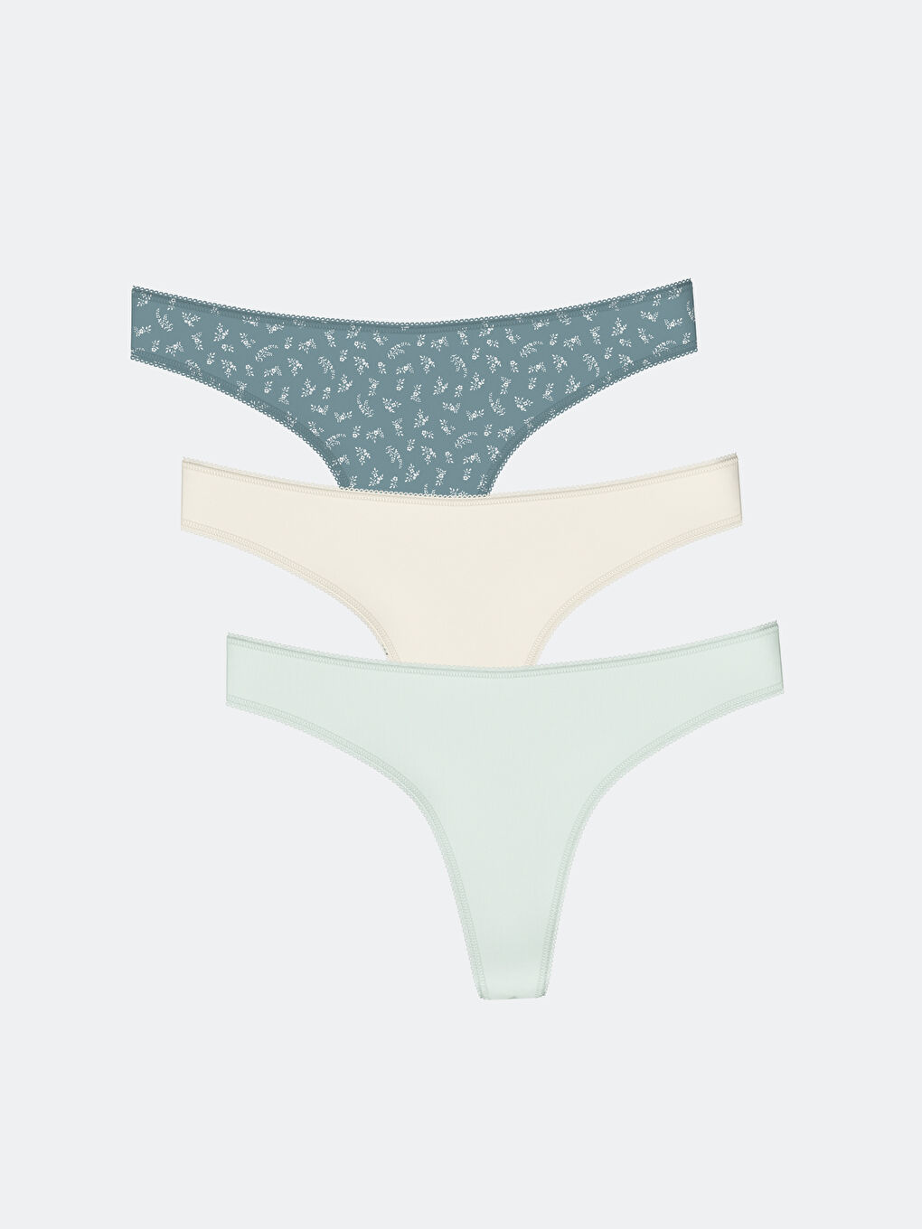 Printed Thong Knickers 3-Pack -S57797Z8-GMH