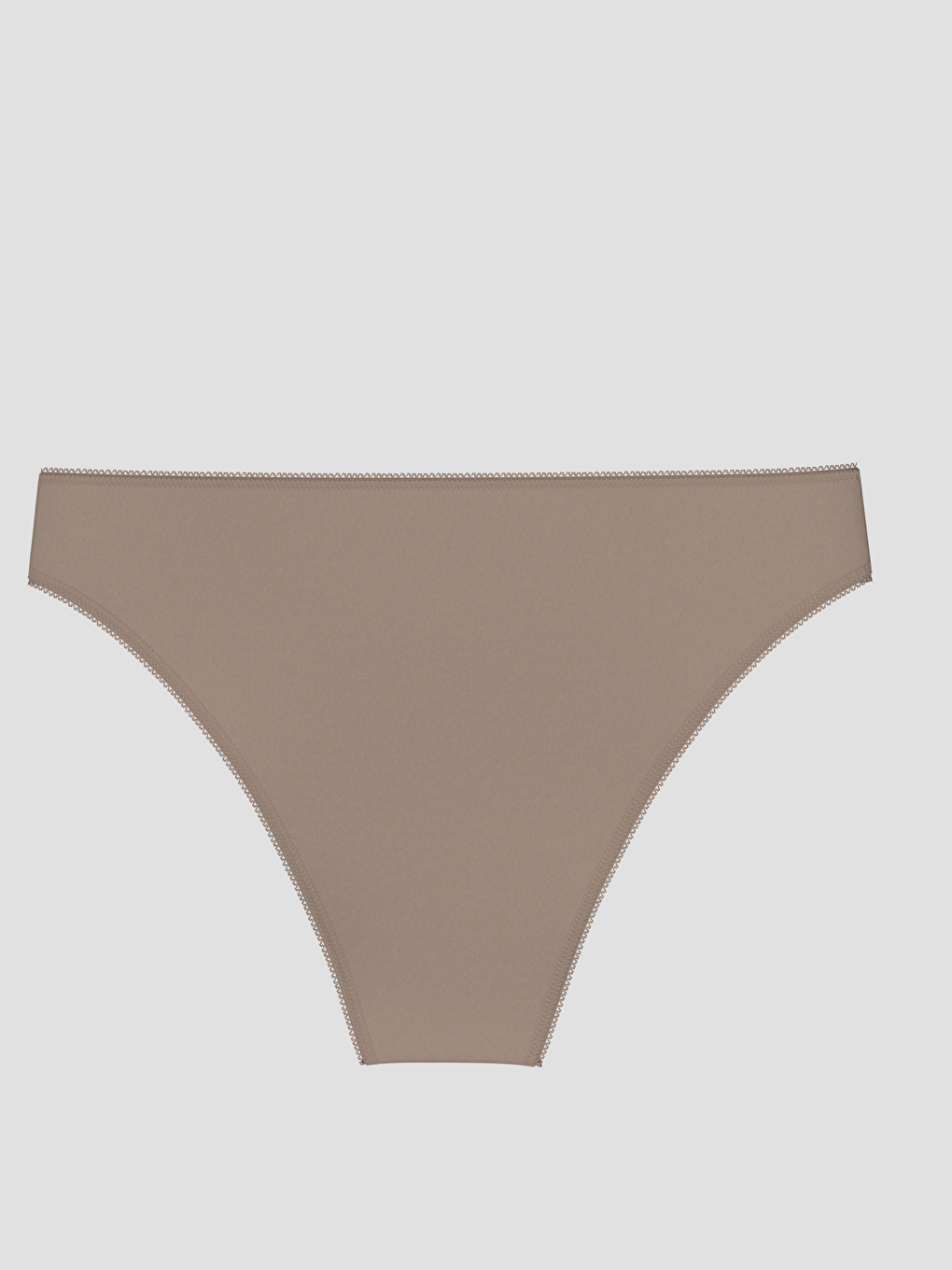 Kahverengi Düz Brazilian Külot-1