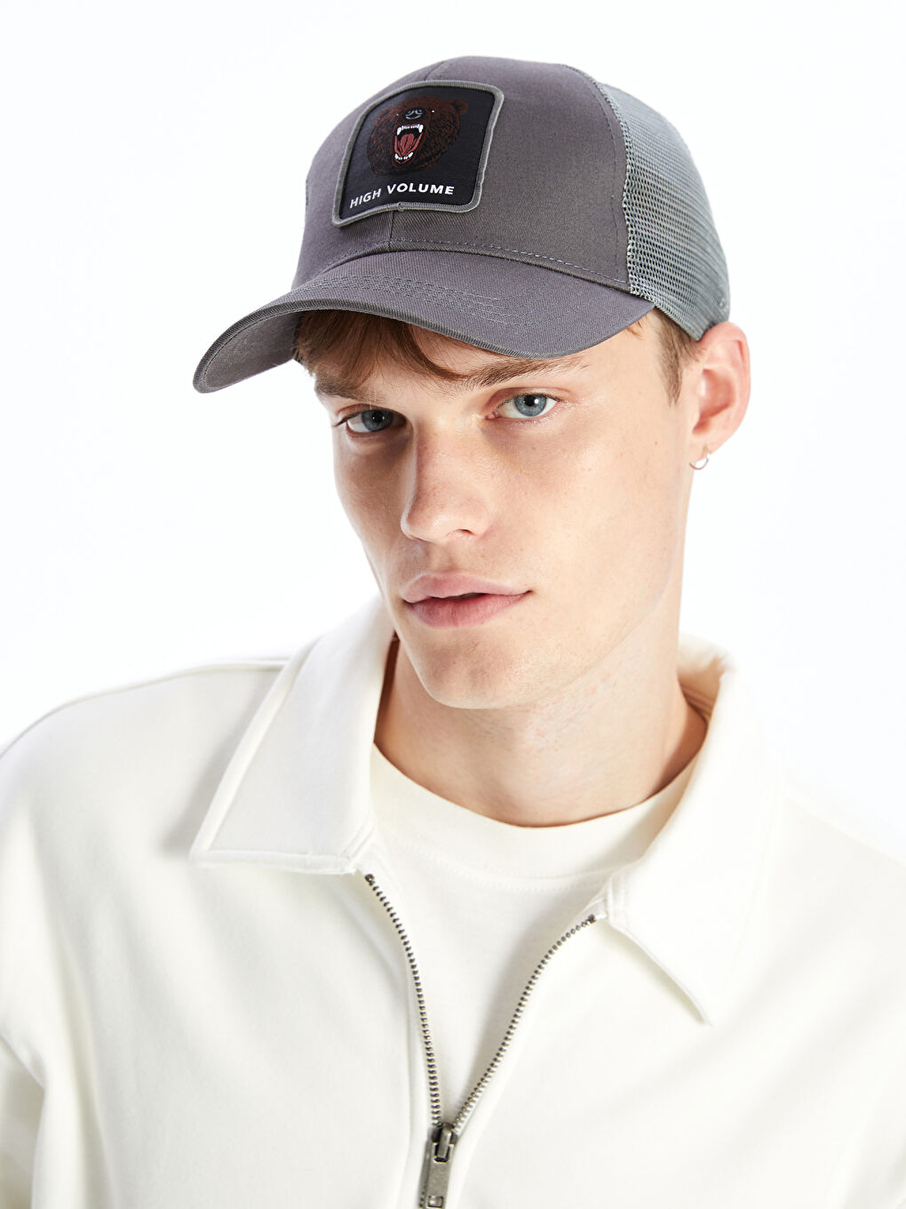 Men's Cap Hat with Mesh Detail -S57842Z8-V3U