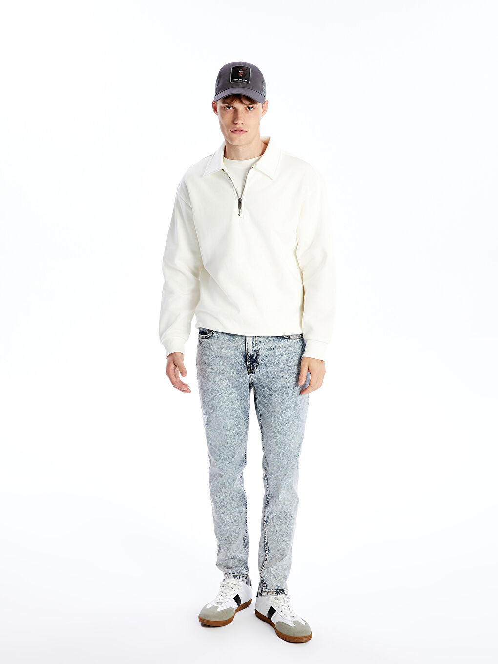 Men's Cap Hat with Mesh Detail -S57842Z8-V3U