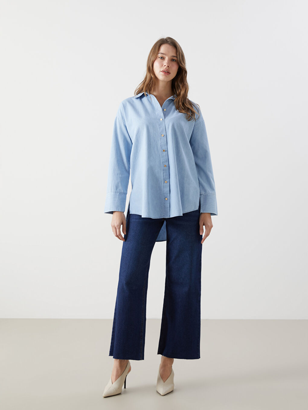 Jean Jambe Large pour Femmes