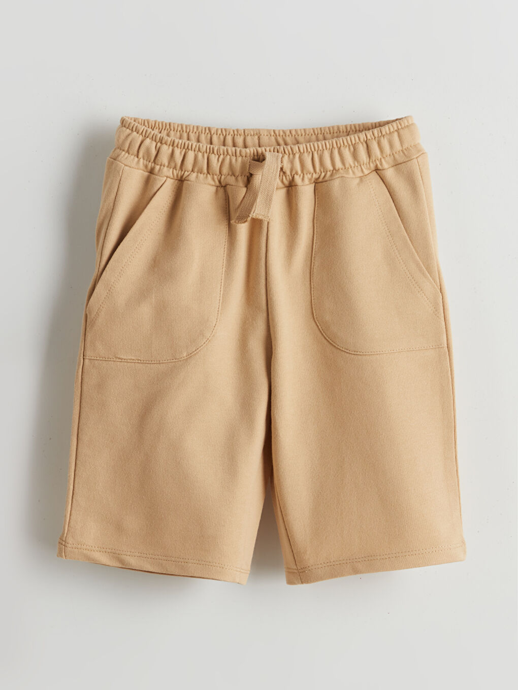 Bej Basic Erkek Bebek Şort