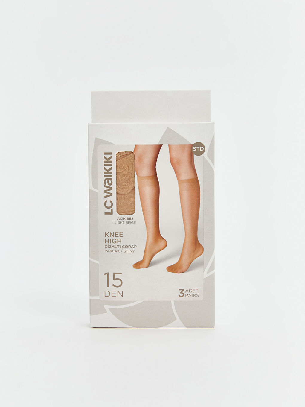 15 Denier Women's Knee Length Socks 3 Pack -S57910Z8-HZY