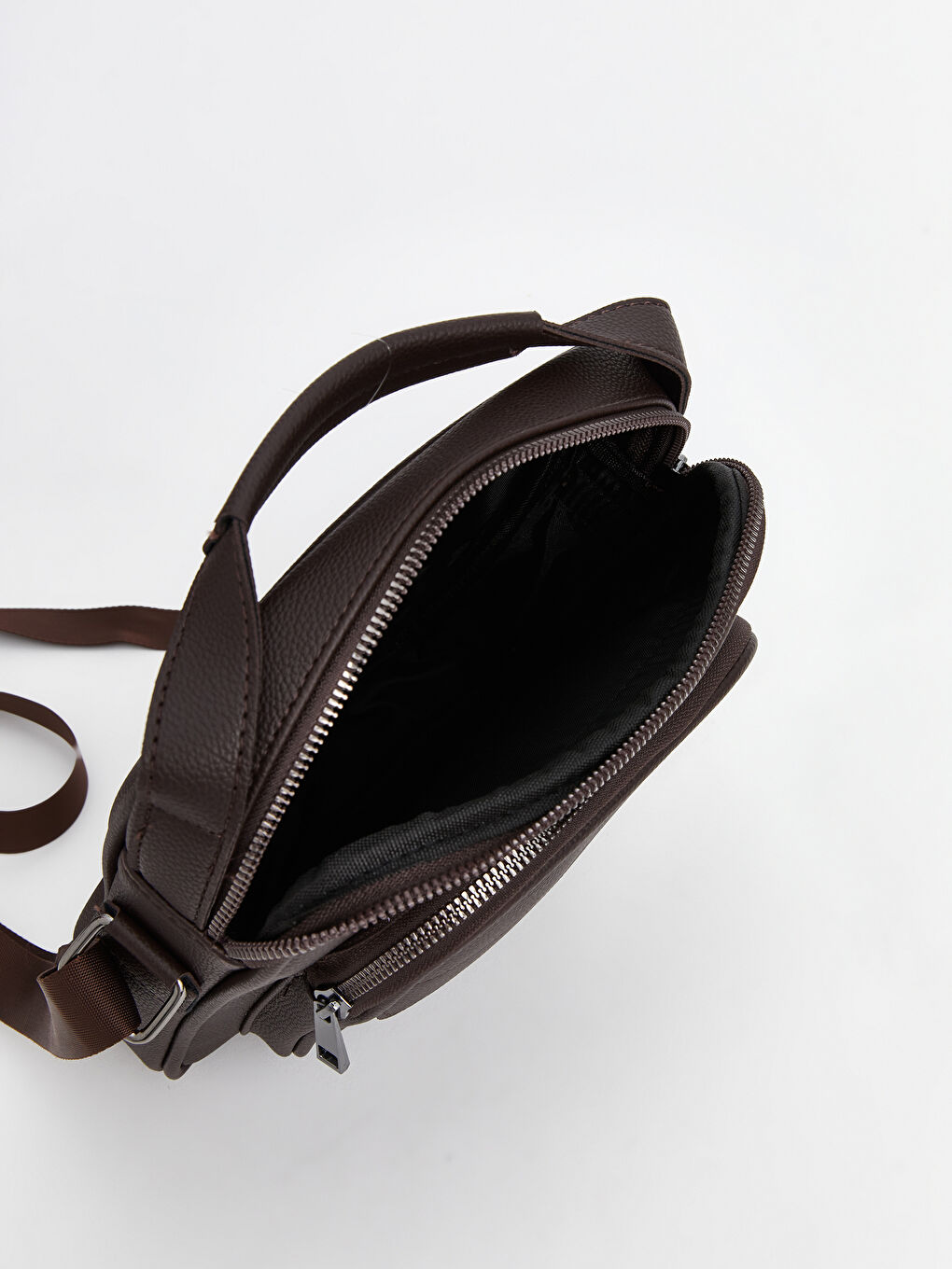 Faux Leather Men's Shoulder Bag-6