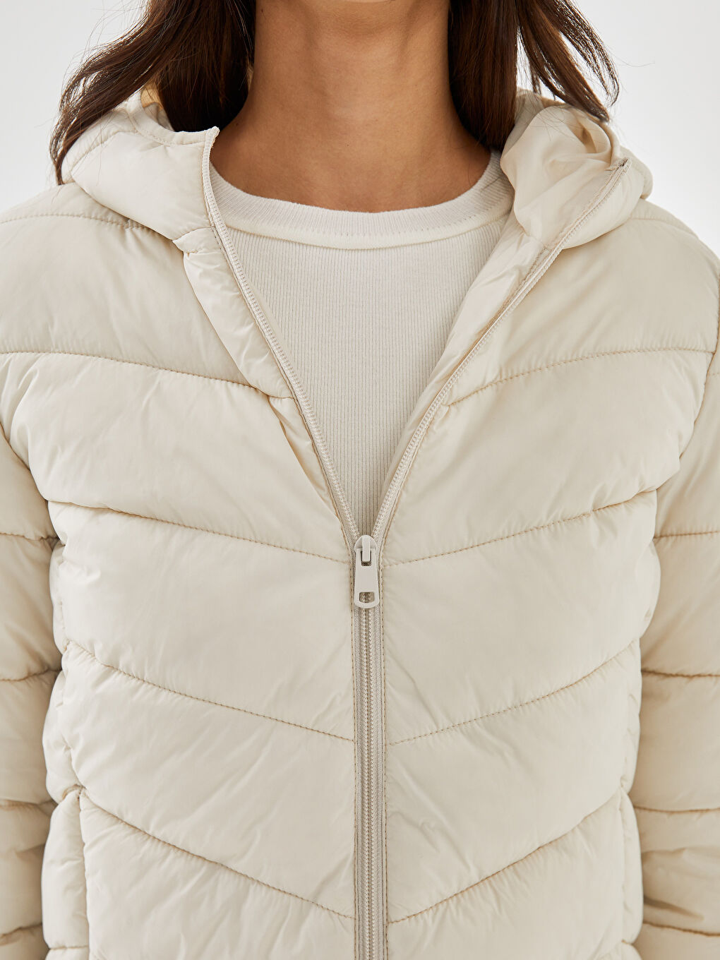 Hooded Women's Down Jacket -S57961Z8-FDU
