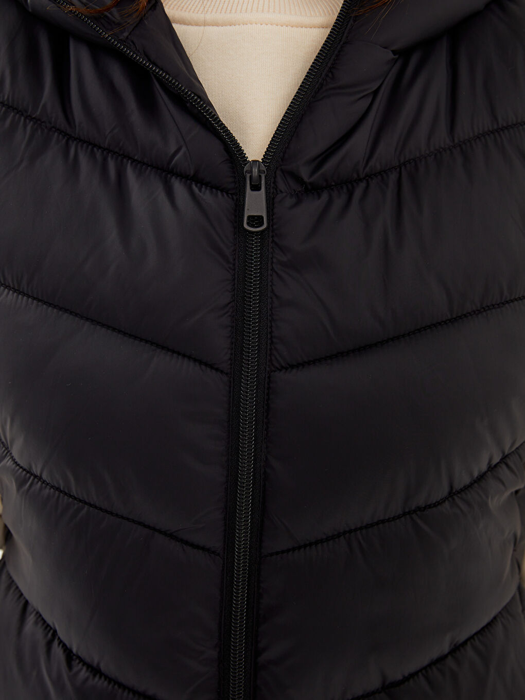 Women's Inflatable Vest With Hood -S57964Z8-CVL