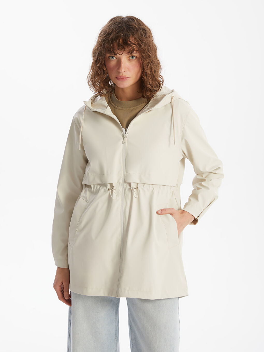 Hooded Women’S Raincoat -S57967Z8-DXR