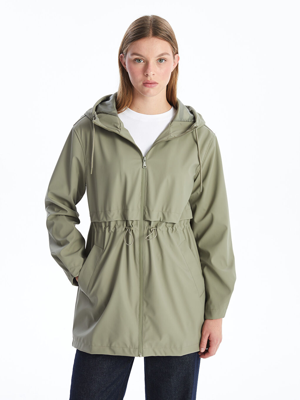 Hooded Women’S Raincoat -S57967Z8-YCQ