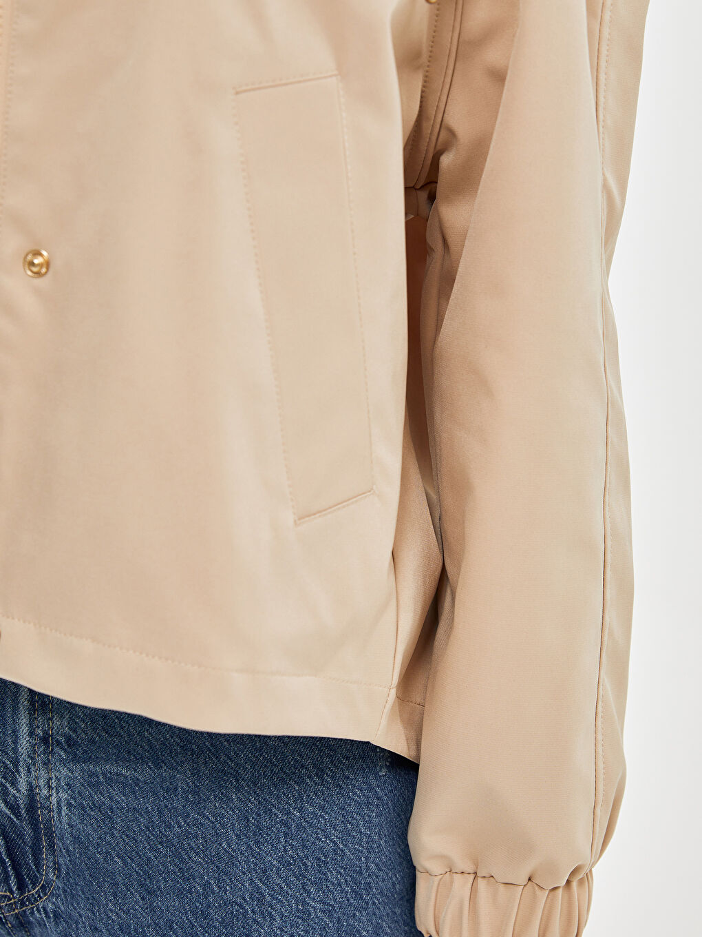 Hooded Oversize Women's Raincoat -S57977Z8-CR8