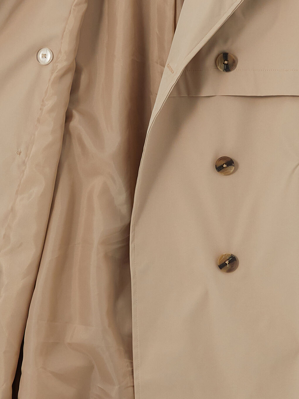 Jacket Collar Straight Long Sleeve Oversize Women's Trench Coat -S57988Z8-YCB