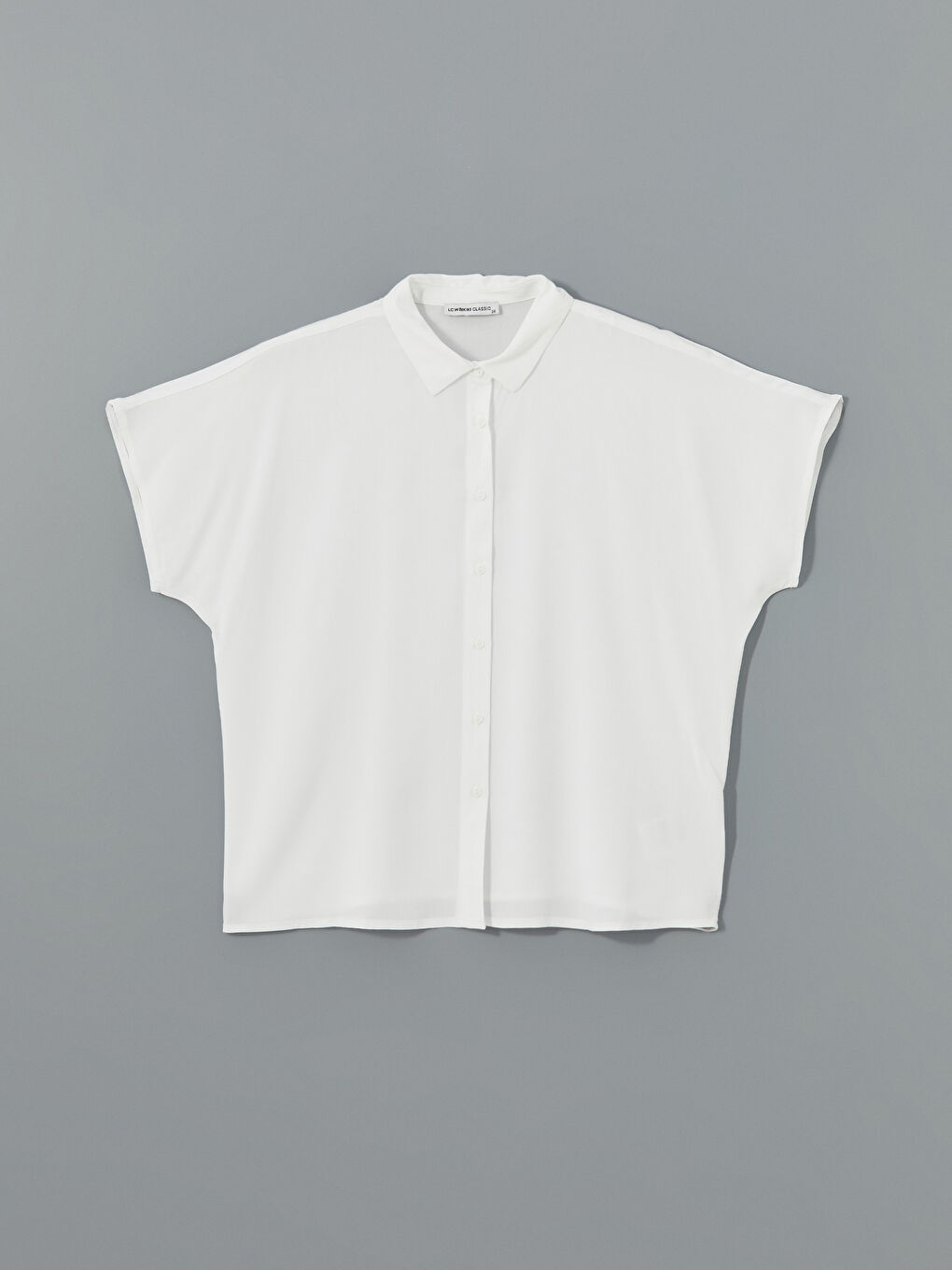 Loose Fit Draped Women's Shirt -S58003Z8-Q6K