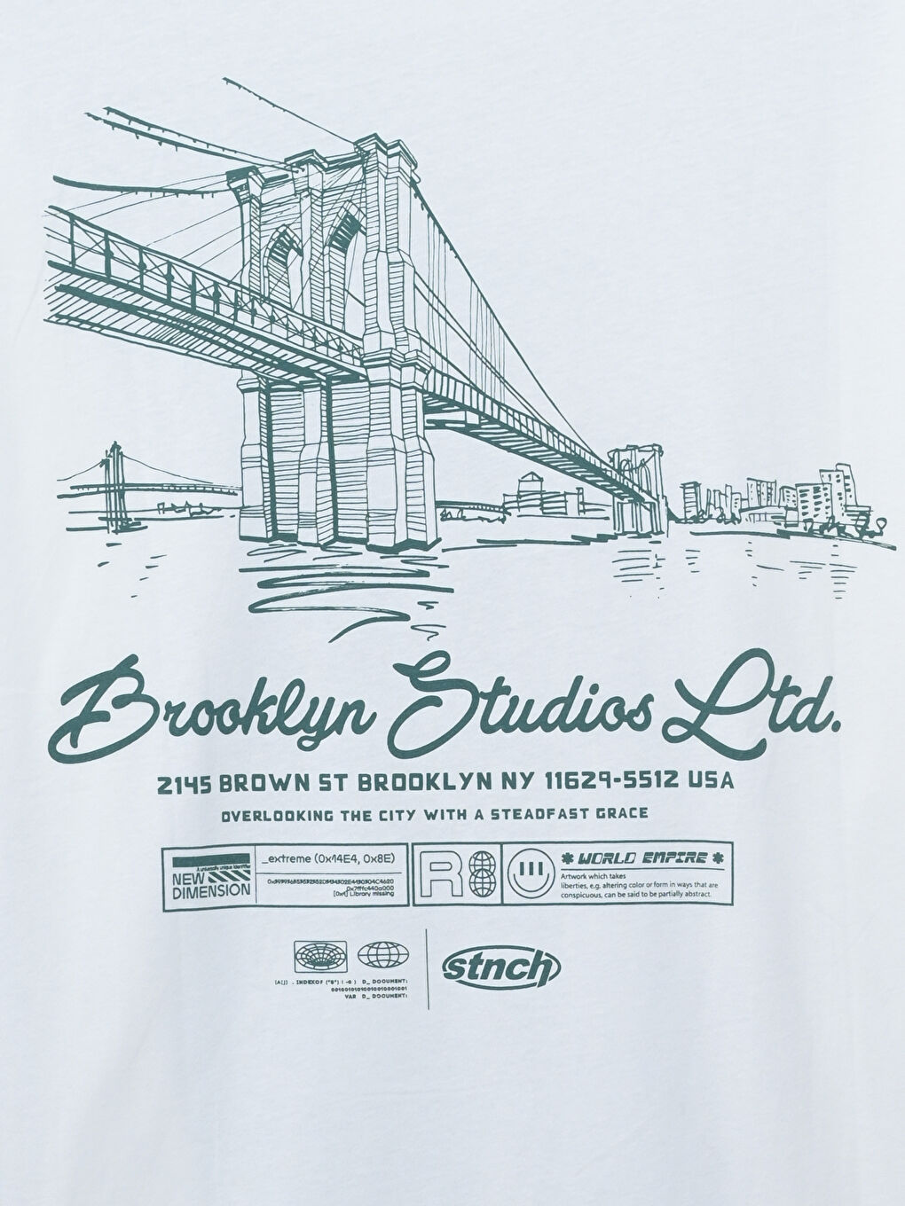 T-shirt Imprimé pour Hommes à Col Rond-2