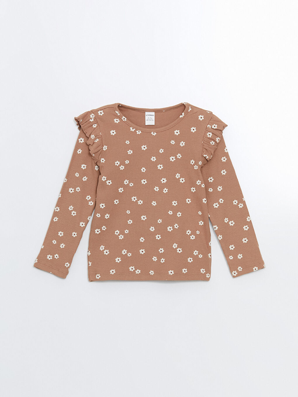 Floral Ruffled Girls' Blouse and Leggings 2 Pack -S58040Z1-LQX